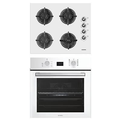 Kumtel Digital Plus 15 Programlı 2li Beyaz Ankastre Set (Ocak-Fırın)