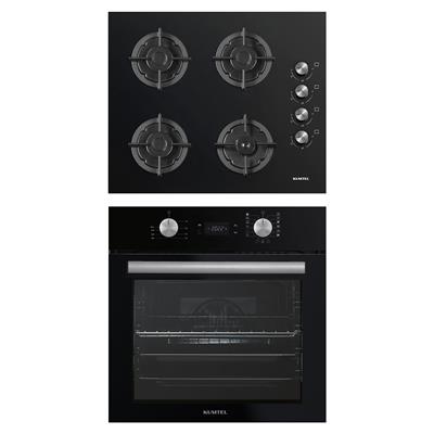 Kumtel Digital Plus 15 Programlı 2li Siyah Ankastre Set (Ocak-Fırın)