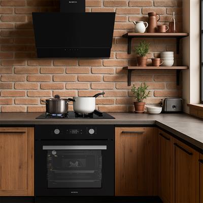 Kumtel Digital Plus 15 Programlı Ankastre Set - Siyah