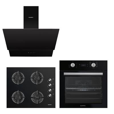 Kumtel Digital Plus 15 Programlı Ankastre Set - Siyah