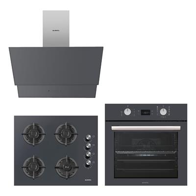 Kumtel Digital Plus 15 Programlı Ankastre Set - Antrasit(Gri) 