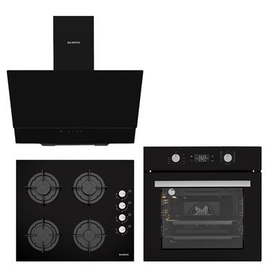 Kumtel Digital Plus 15 Programlı Ankastre Set - Siyah