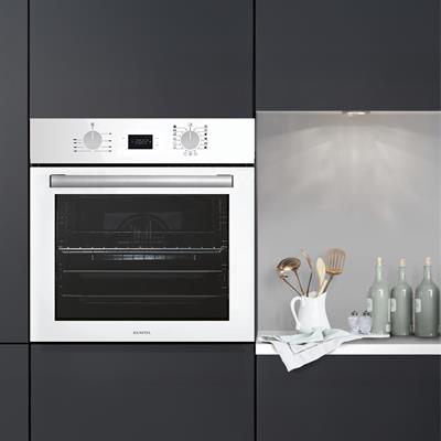 Kumtel Digital Plus Beyaz Ankastre Fırın 15 Prog. B66-SF3(DDT)