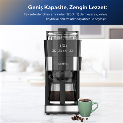 Kumtel Dijital Filtre Kahve Makinesi HFCM-02