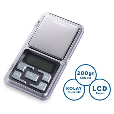 Kumtel Dijital Hassas Elektronik Kuyumcu Cep Tartısı HJS-01