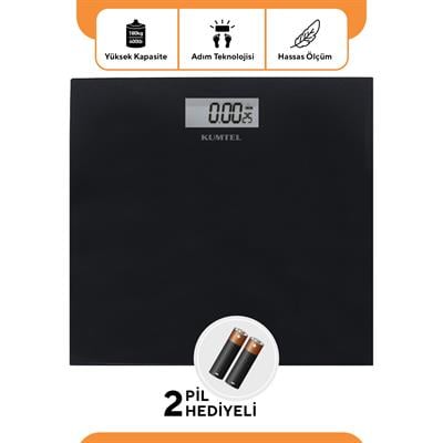 Kumtel Dijital LCD Ekranlı Dijital Tartı - Cam Baskül HDB-03