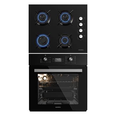 Kumtel Dijital Siyah 2li Ankastre Set (Ocak-Fırın)