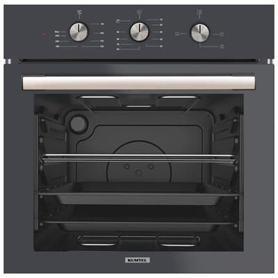 Kumtel Dizayn Antrasit (Gri) Cam Ankastre Set