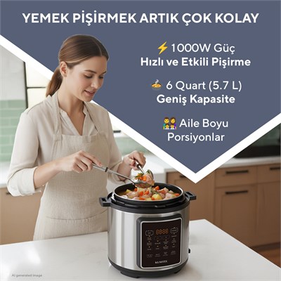 Kumtel Elektrikli Düdüklü Tencere HPC-03