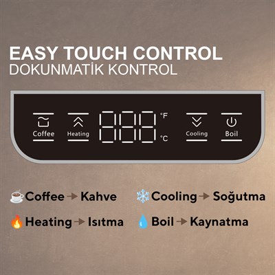 Kumtel Elektrikli Kahve Demleme Su Isıtıcı Gooseneck Dripper Kettle HCK-02