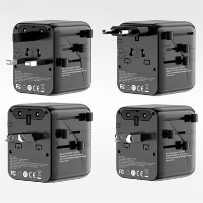 Kumtel Evrensel Seyahat Adaptörü Priz Dönüştürücü HMTA-01