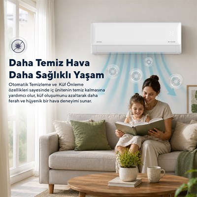 Kumtel Hinoki KMSAC-12 12.000 Btu A++ Inverter Duvar Tipi Split Klima (Montaj Dahil)
