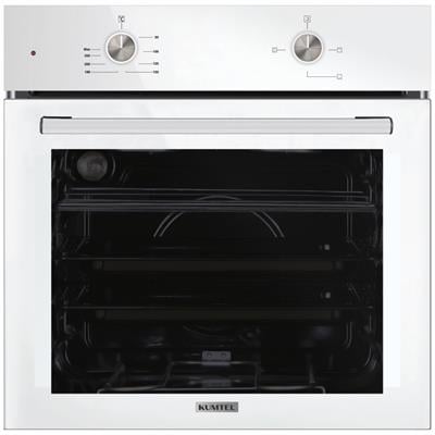 Kumtel Home Plus Beyaz Cam Ankastre Set