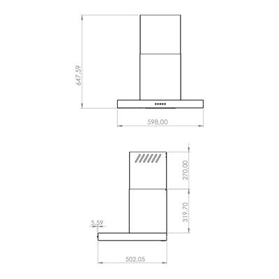Kumtel Inox Davlumbaz DT6-31X