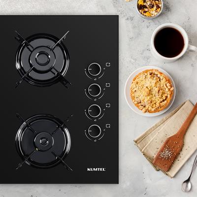 Kumtel Italian Design Cam Ankastre Ocak KO-40TAHDF