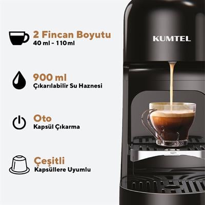 Kumtel Kapsül Kahve Makinesi HCM-03