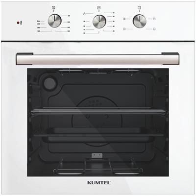 Kumtel Kristal Beyaz Cam Ankastre Set