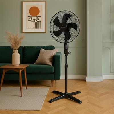 Kumtel KTF-325 Siyah Vantilatör 16 (5P)