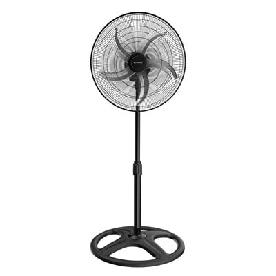 Kumtel KTF-340 Siyah 18 İnç Sanayi Tipi Vantilatör 3in1 60 W,5 Metal Pervaneli, 3 Kademeli, 132 cm Ayarlanabilir Yükseklik