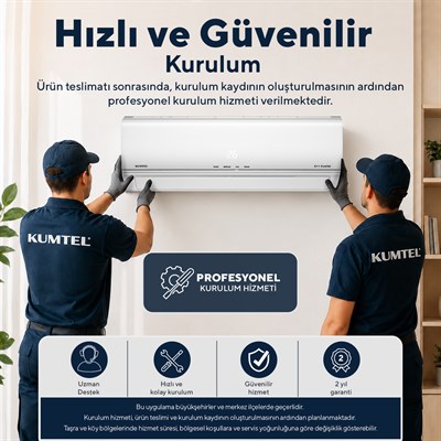 Kumtel Matsu KMSAC-12 12.000 Btu A++ Inverter Duvar Tipi Split Klima (Montaj Dahil)