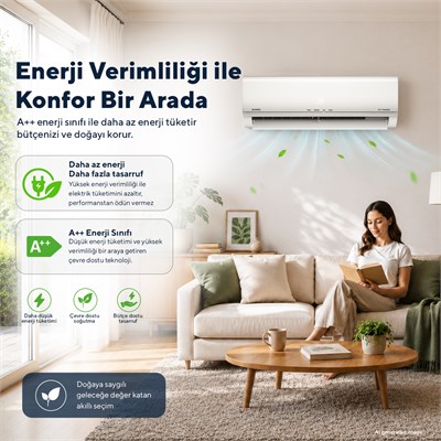 Kumtel Matsu KMSAC-18 18.000 BTU A++ Inverter Duvar Tipi  Split Klima (Montaj Dahil)