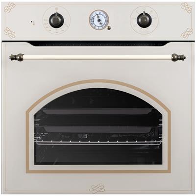 Kumtel Rustik Bej Cam Ankastre Fırın 8 Prog. B66-SF3(AT)