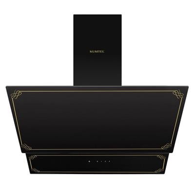 Kumtel Rustik Siyah Cam Davlumbaz DA6-835