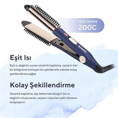 Kumtel Seramik Saç Şekillendirici ve Düzleştirici HHSC-03