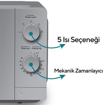 Kumtel Silver Smartwave Inverter Mikrodalga HMIN-06