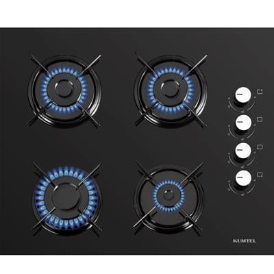 Kumtel Siyah Aspiratörlü Home Ankastre Set