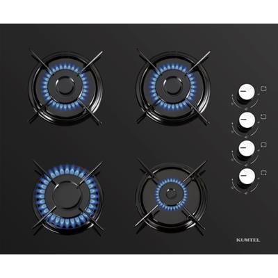 Kumtel Siyah Aspiratörlü Kristal Ankastre Set