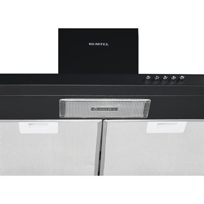 Kumtel Siyah Davlumbaz DP6-S