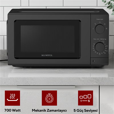 Kumtel Siyah Mikrodalga Fırın HM-15