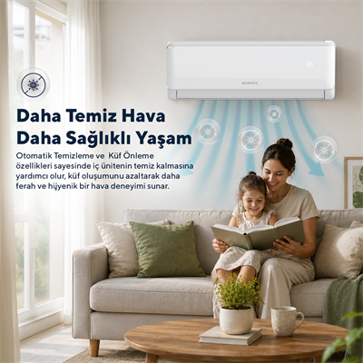 Kumtel Sugi KMSAC-12 12.000 Btu A++ Inverter Duvar Tipi Split Klima (Montaj Dahil)