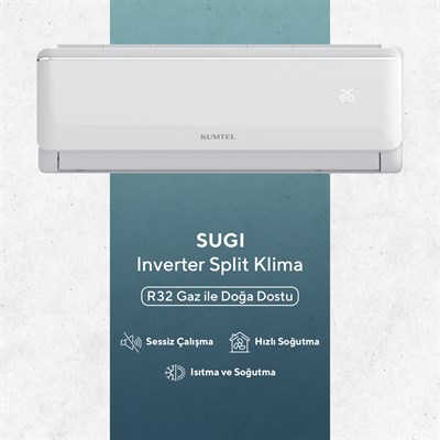 Kumtel Sugi KMSAC-18 18.000 Btu Inverter Duvar Tipi Split Klima