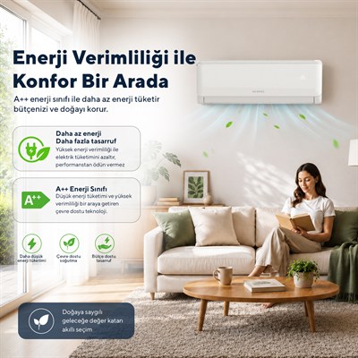 Kumtel Sugi KMSAC-18 18.000 Btu Inverter Duvar Tipi Split Klima