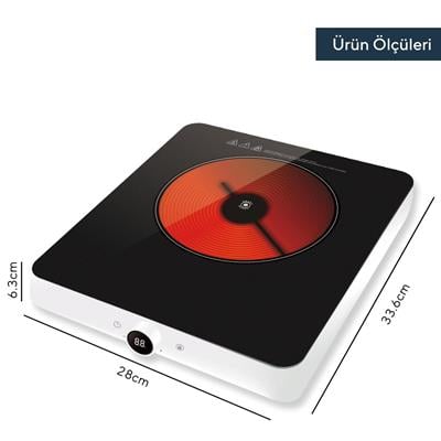 Kumtel Tekli Elektrikli Vitroseramik Ocak HCA-2001