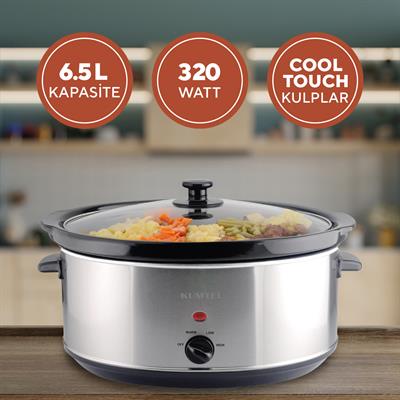 Kumtel Yavaş Pişirici Slow Cooker Elektrikli Güveç 320W HSC-02