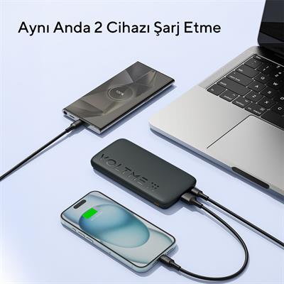 VOLTME B3028 Hypercore 10.000 mAh Powerbank – Siyah