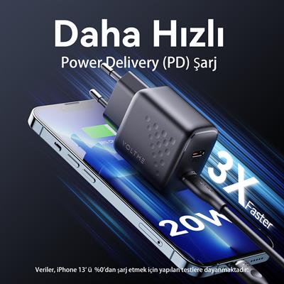VOLTME V2019 Revo Siyah 20W CC Şarj Aleti