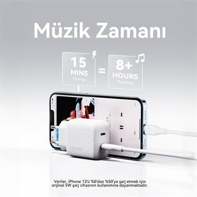 VOLTME V2020 Revo Beyaz 20W CC Şarj Aleti
