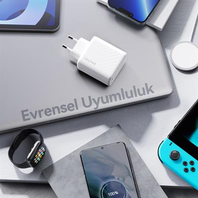 VOLTME V2024V1 Revo Beyaz 67W CCA GaN Şarj Aleti