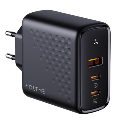 VOLTME V2025 Revo Siyah 100W CCA GaN Şarj Aleti