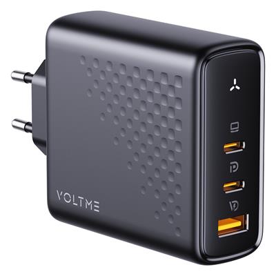 VOLTME V2027 Revo Siyah 140W CCA GaN Şarj Aleti