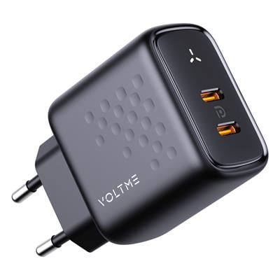 VOLTME V2107 Revo Siyah 35W CC GaN Şarj Cihazı