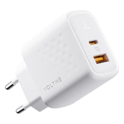 VOLTME V2110 Revo Beyaz 35W CA GaN Şarj Cihazı