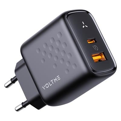VOLTME V2113 Revo Siyah 45W CA GaN Şarj Cihazı