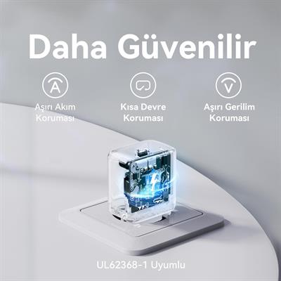 VOLTME V2345 Revo UltraThin Beyaz 20W C Şarj Aleti