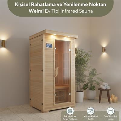 WELMİ EV TİPİ PORTATİF INFRARED SAUNA WSA-01