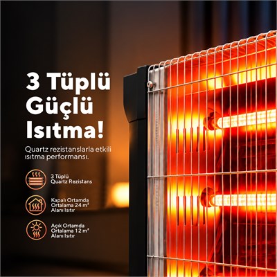 Zenon Çift Taraflı Isıtıcı 1800 W KS-2740